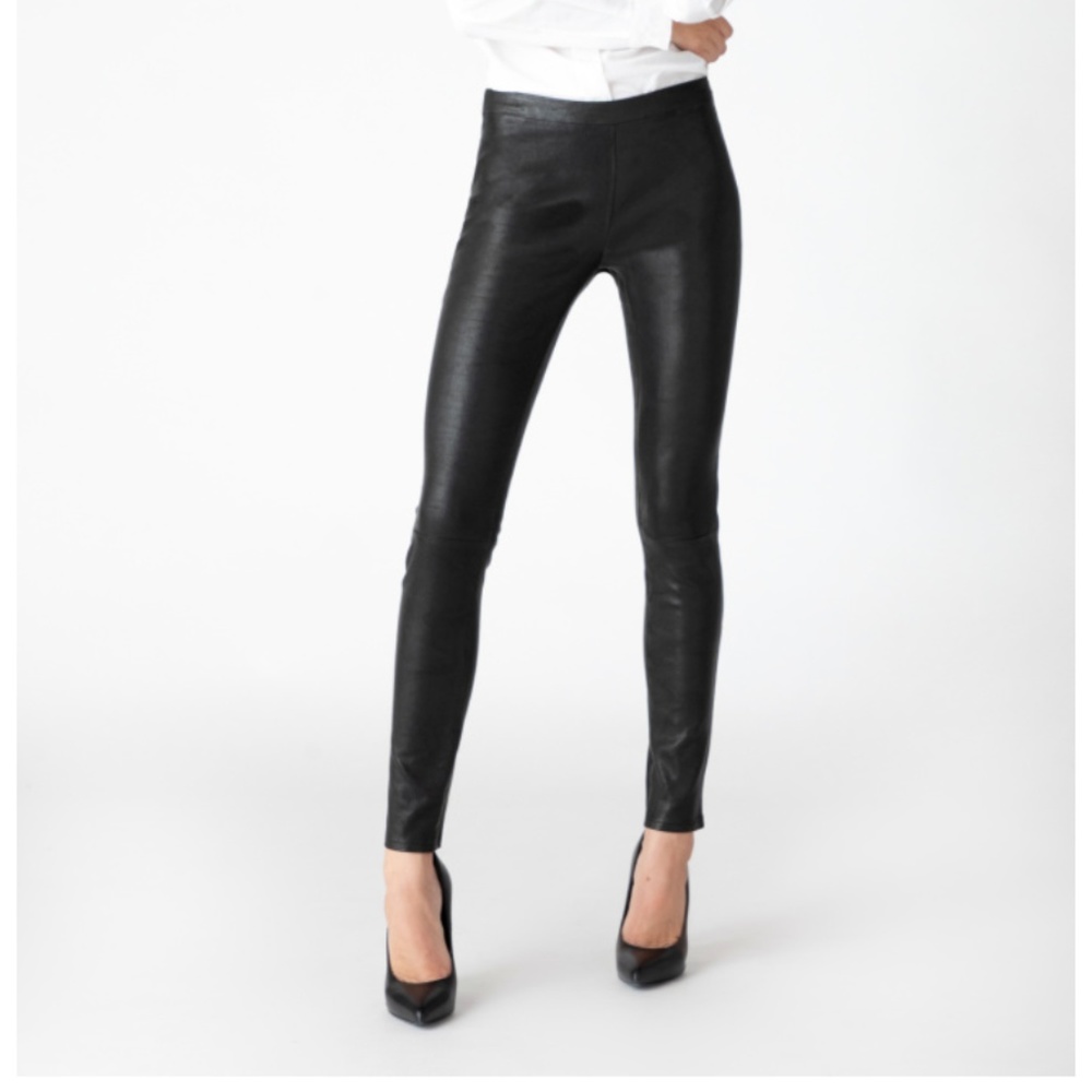 J Brand Edita Mid-Rise Leather Legging BNWT